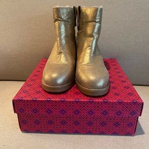 Tory Burch Gold Boots